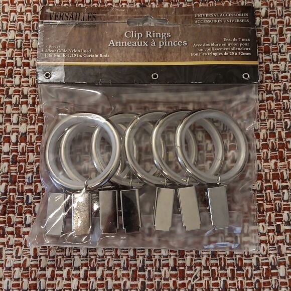 New 2 Packs Clip Rings For Curtains Versailles And Studio - Picture 2 of 5